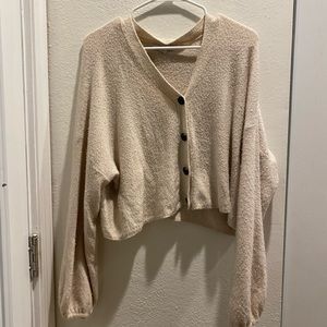 American Eagle Off White Sweater